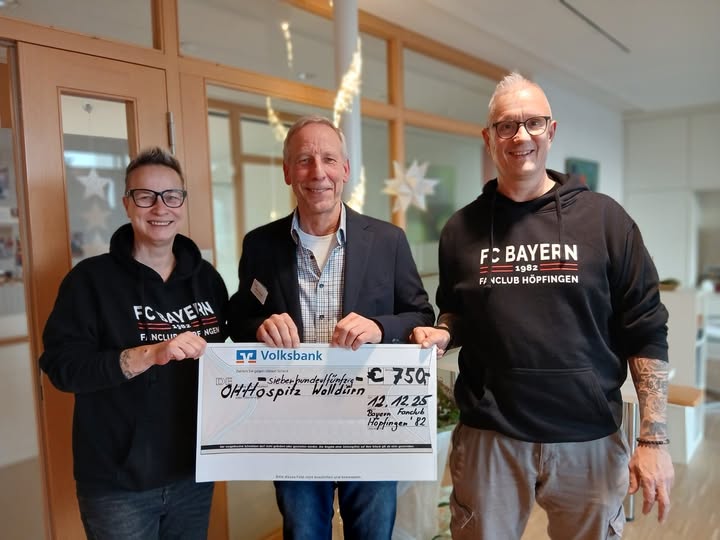 Bayern-Fanclub spendet 750 Euro